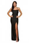 Load image into Gallery viewer, Spaghetti Strap Formal Fitted Stretch Gown By LA Merchandise LAV3448 - - Prom Long Dress LAV