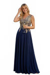 Load image into Gallery viewer, LA Merchandise LAV5233 Long Chiffon Mother of the Bride Dress - - Mother of the Bride Dress LAV
