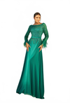 Load image into Gallery viewer, Terani Couture 1921M0473 Clearance Blush Size 16 Wholesale Floor-Length Evening Dress