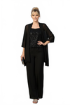 Load image into Gallery viewer, Mother of the Bride Formal Jacket Pant Suit By LA Merchandise LAV3383 - - Pant Suit LAV