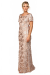 Load image into Gallery viewer, Short Sleeve Mother of the Bride Formal Evening Dress By LA Merchandise LAV3456 - - Mother of the Bride Dress LAV