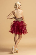 Load image into Gallery viewer, La Merchandise LAES2087 Halter Lace Applique Ruffled Short Party Dress - - LA Merchandise
