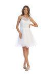 Load image into Gallery viewer, Prom Short Halter Homecoming Cocktail Dress - The Dress Outlet