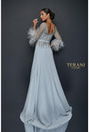 Load image into Gallery viewer, Terani Couture 1921M0473 Clearance Blush Size 16 Wholesale Floor-Length Evening Dress