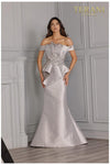 Load image into Gallery viewer, Terani Couture 2021E2835 Clearance Almond Champagne Size 4 Wholesale Mermaid Mother of the Bride Gown - - Dress Terani Couture