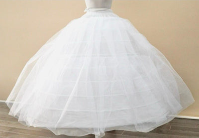 La Merchandise LAPC9 Classic Nine Ring Wire Hoop Petticoat Skirt