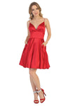 Load image into Gallery viewer, La Merchandise LA1770 Simple Satin Short Bridesmaids Dresses - - LA Merchandise