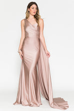 Load image into Gallery viewer, One Shoulder Elegant Dress - LAA387 - Dusty Rose - LA Merchandise