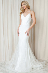 LA Merchandise LAABZ015B Bridal Glitter Dress