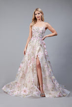 Load image into Gallery viewer, Prom Floral Gown - LAA2105