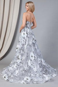 Prom Floral Gown - LAA2105