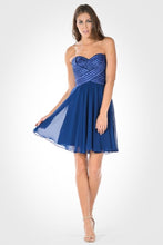 Load image into Gallery viewer, La Merchandise PY7716 Strapless Short Chiffon Party Homecoming Dress