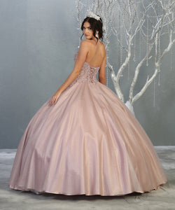 Strapless Quinceanera Ball Gown - LA141