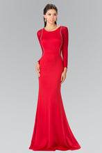 Load image into Gallery viewer, La Merchandise LAS2284 Modest Long Sleeve Mermaid Prom Dresses - RED - LA Merchandise