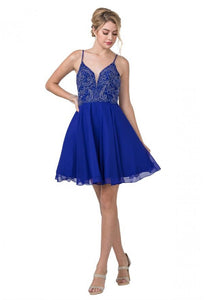 Semi Formal Short Dress - LAES2298