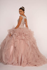 Ruffled Quinceanera Ball Gown - LAS2514