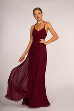 Load image into Gallery viewer, Long Bridesmaids Classy Dress - LAS2606 - WINE - LA Merchandise
