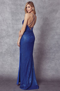 Sequined Prom Sexy Dress - LAT273