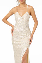Load image into Gallery viewer, Sequined Formal Dress - LAS2918 - - LA Merchandise