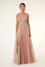 Load image into Gallery viewer, Pageant A-line Formal Dress - LAS2983 - MAUVE - LA Merchandise