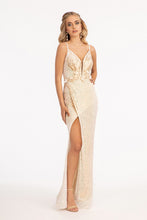 Load image into Gallery viewer, Red Carpet Formal Dress - LAS3053 - CHAMPAGNE - LA Merchandise