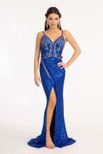 Load image into Gallery viewer, Red Carpet Formal Dress - LAS3053 - ROYAL BLUE - LA Merchandise