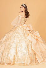 Load image into Gallery viewer, Quinceanera Dress Puffy Sleeves - LAS3071