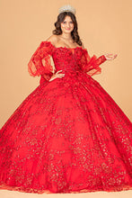 Load image into Gallery viewer, Quinceanera Dress Puffy Sleeves - LAS3071