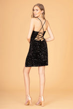 Load image into Gallery viewer, Velvet Bodycon Short Dress - LAS3087