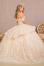 Load image into Gallery viewer, LA Merchandise LAS3112 Embroidered Lace Quince Gown