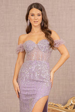 Load image into Gallery viewer, LA Merchandise LAS3114 Side Slit Jeweled Prom Gown