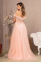 Load image into Gallery viewer, La Merchandise LAS3138 Feather A-line Embroidered Gown