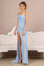 Load image into Gallery viewer, LA Merchandise LAS3142 Sequin Velvet Mermaid Dress