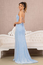 Load image into Gallery viewer, LA Merchandise LAS3142 Sequin Velvet Mermaid Dress