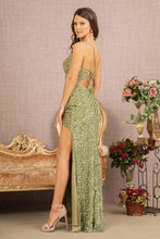 Load image into Gallery viewer, LA Merchandise LAS3147 Velvet Mermaid Prom Dress