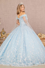 Load image into Gallery viewer, LA Merchandise LAS3166 3D Floral Applique Quinceanera Gown