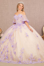 Load image into Gallery viewer, LA Merchandise LAS3172 Puff Short Sleeve Quinceanera Dress