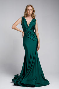 Sexy Bodycon Dress - LAA370 - Emerald Green - LA Merchandise