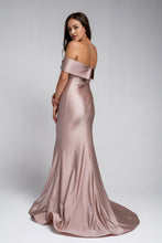 Load image into Gallery viewer, Off the Shoulder Bodycon Bridal Dress - LAA373B
