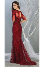 Load image into Gallery viewer, 3/4 Sleeve Mother Of The Bride Formal Gown - LA7873 - - LA Merchandise