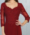 Load image into Gallery viewer, La Merchandise LA1811 3/4 Long Sleeve Mother Of The Bride Formal Dress - - LA Merchandise
