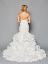 Load image into Gallery viewer, Mermaid Wedding Ruffles Dress - LADK447