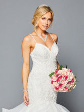 Load image into Gallery viewer, Mermaid Wedding Ruffles Dress - LADK447