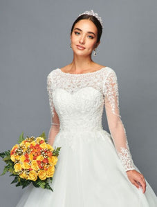 Wedding Dress W/ Corset Back - LADK464