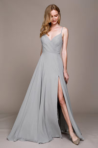 Simple Chiffon Bridesmaids Dress - LAA477
