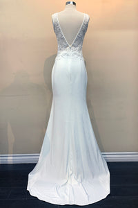 Bodycon Wedding White Dresses - LAA5030