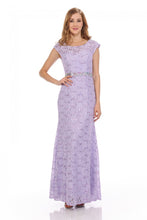 Load image into Gallery viewer, Mother Of The Bride Lace Dress - LN5131 - Lilac - LA Merchandise