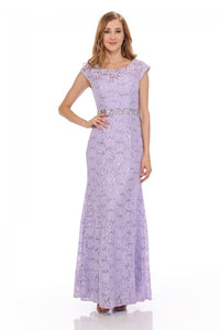 Mother Of The Bride Lace Dress - LN5131 - Lilac - LA Merchandise