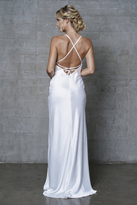 Sexy Simple Wedding Dress - LAA6111B - - LA Merchandise