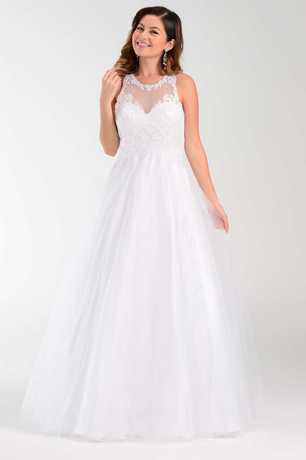White Wedding Dresses - LAY7490